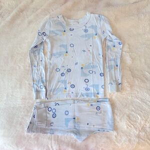 Hanna Andersen X Disney, Pajama Set, frozen, blue, yellow,white, 10G, 140cm